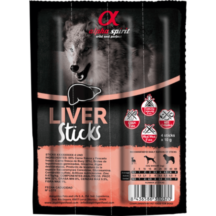 Alpha Spirit Med Lever Sticks 4 Stk