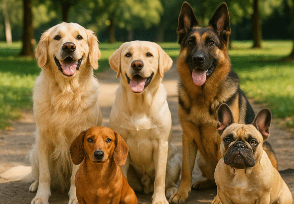 De mest populære hunderacer i Danmark