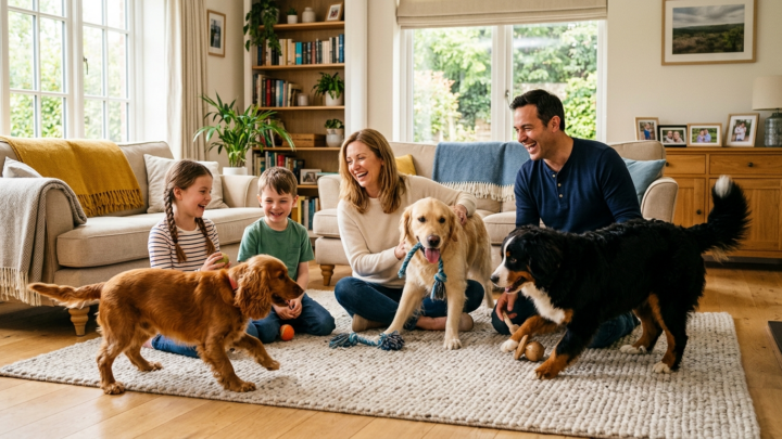 Sådan vælger du den rette hund til din familie